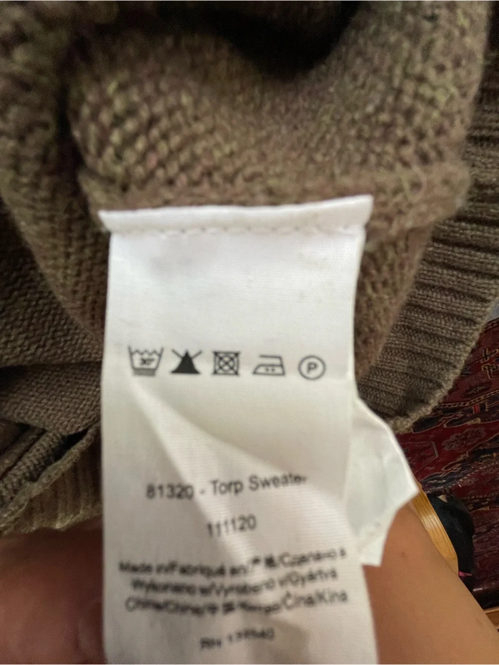 Fjallraven Tirp G-1000 Crewneck Sweater fatigued green xe